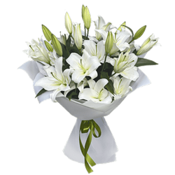 White lilies, elegant Mother’s Day gift, 51